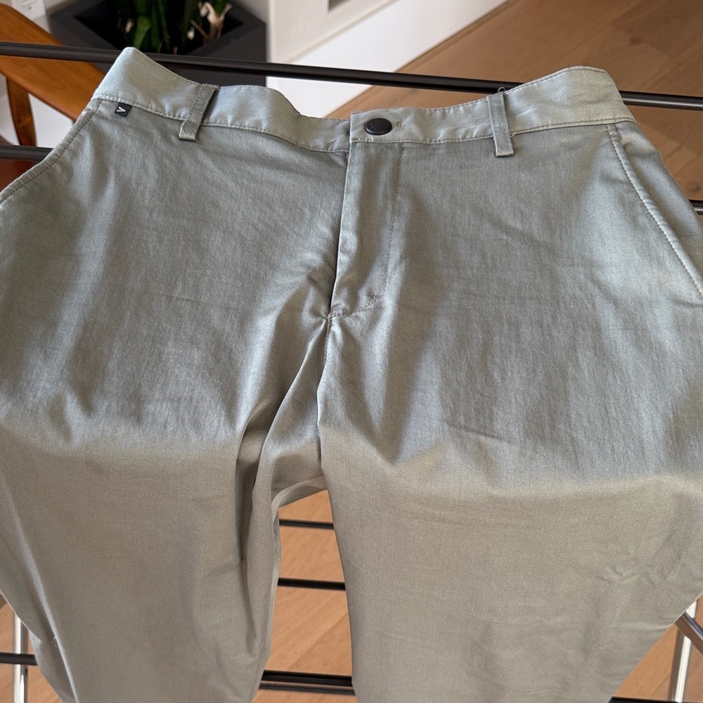 Boss Men's Tech Chino Light Green Suit Pants